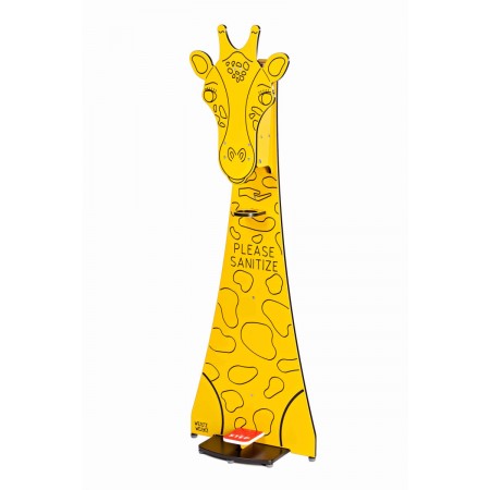 Giraffe Foot Pedal Hand Sanitizer Stand